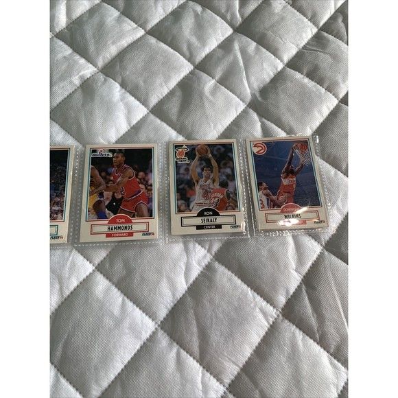 1990 Fleer NBA Basketball Cards Lot of 6, 2 Ron Seikalys, 2 Wilkins, GROOVY ☄️💎 - Picture 10 of 13
